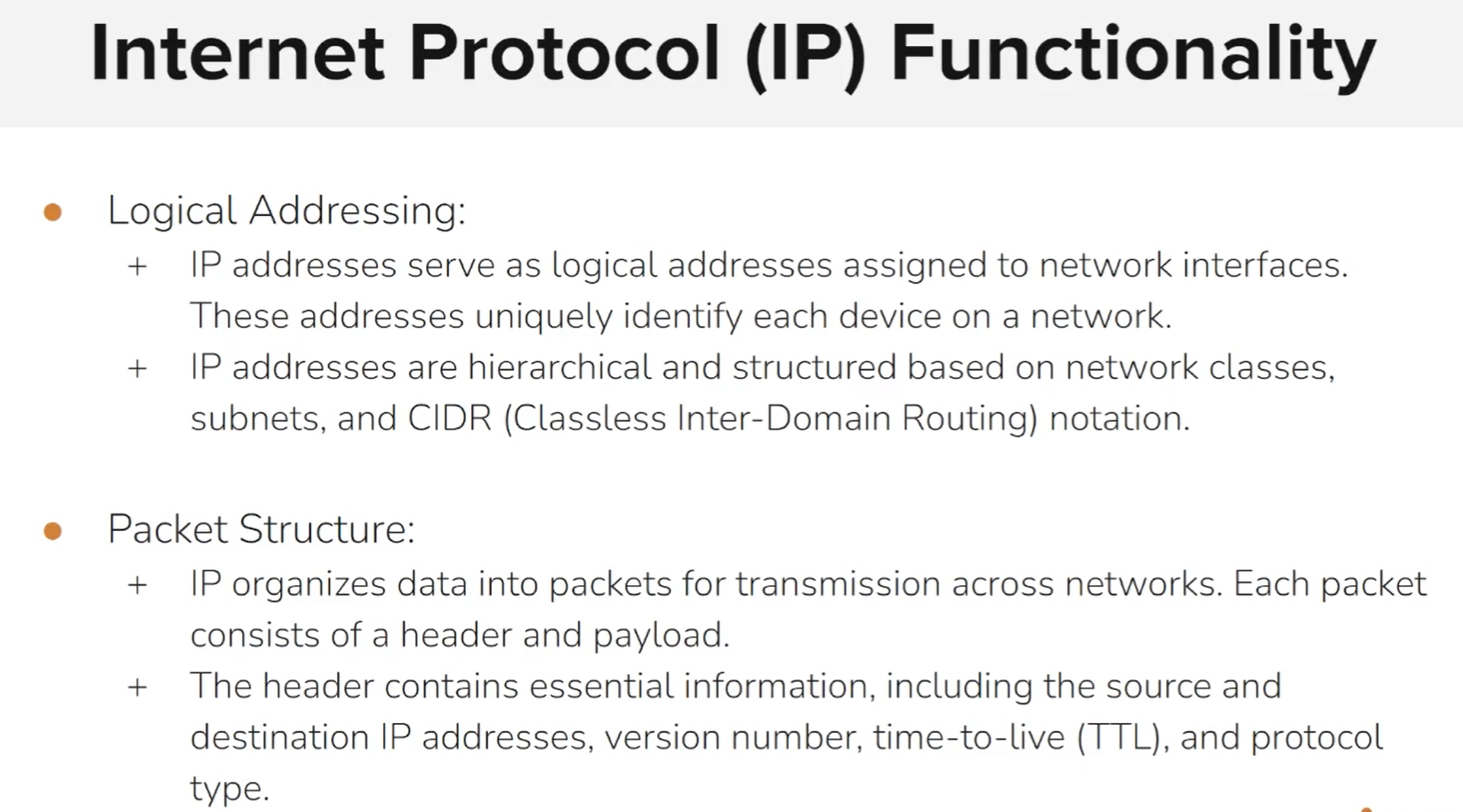 Network Layer 4