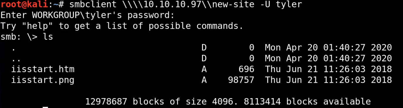 smbclient Usage