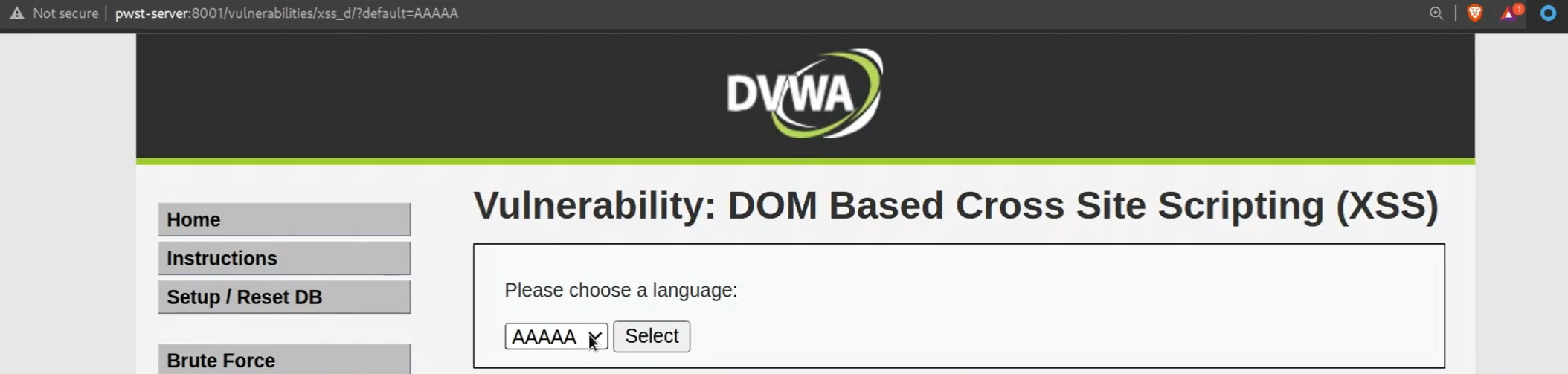 XSS DOM Example 2