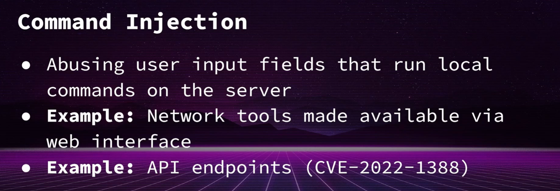 Command Injection 2
