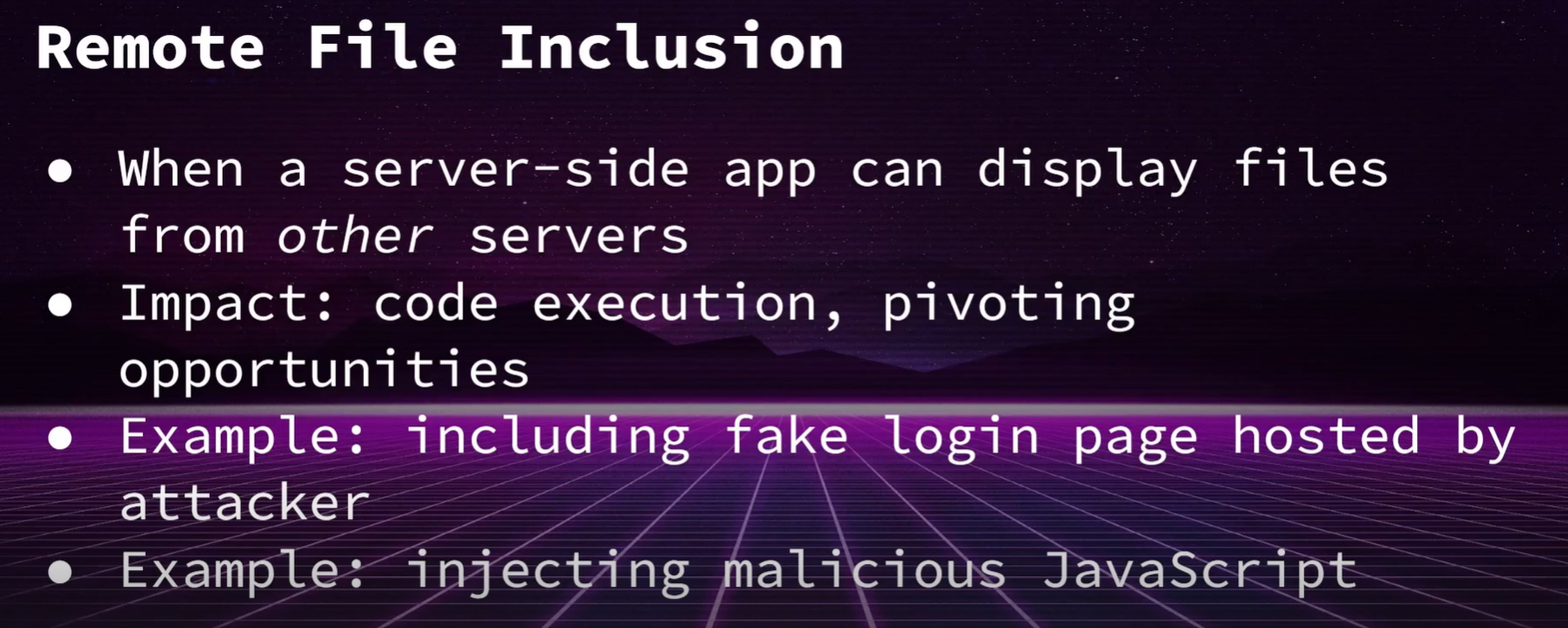 RFI Example